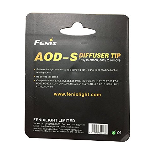 Fenix Tip AOD-S 112845 - Difusor de linterna, color blanco