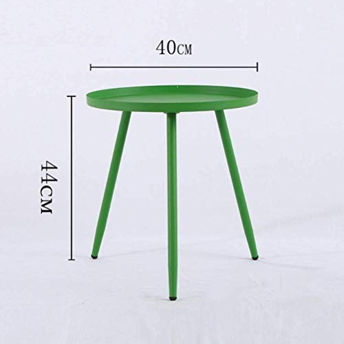 FGA Mesa de café Sofá Mesa Auxiliar Mesa Auxiliar Mesa de Almacenamiento Moderna Minimalista Circular Mesa de Centro Triángulo de Hierro Alojado Varios Sofá Cama pequeño Residencial