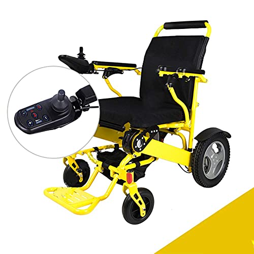 FGVDJ Ligero Eléctrico Eléctrico Silla de Ruedas Scooter Silla Eléctrica Plegable Portátil 250W * 2 Teléfono Móvil de Doble Motor Control Remoto de 360 ​​°, Modelos O