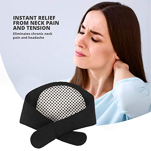 Filfeel Neck Brace, Cuello de autocalentamiento Cuello de Cuello Cinturón Natural Terapia física para el Cuello Rigido Alivio del Dolor, Dolor de Cabeza, Migrañas