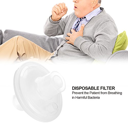 Filtros bacterianos desechables, filtros bacterianos para aspiradores de secreción, filtros bacterianos para resucitadores y respiradores, filtros respiratorios para la filtración de tubos de respirac