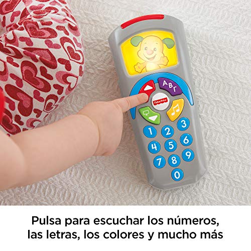 Fisher-Price Mando a distancia perrito, juguete electrónico bebé +6 meses (Mattel DLD35)