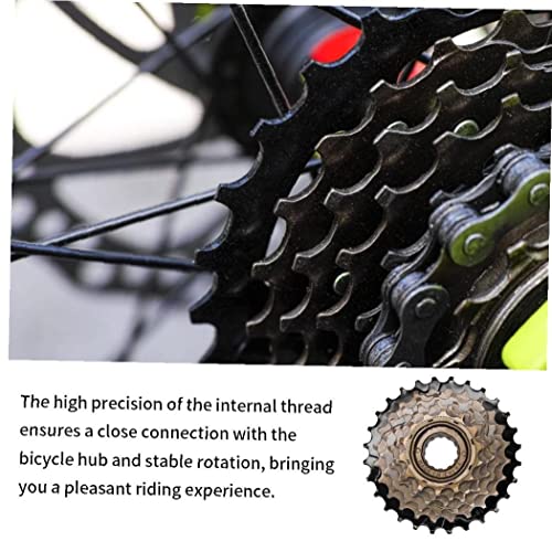 Flywheel & Bicycle Cassette Flywheel 6 velocidad Spinning Freewheel Flywheel Towre Rueda Accesorios de bicicleta