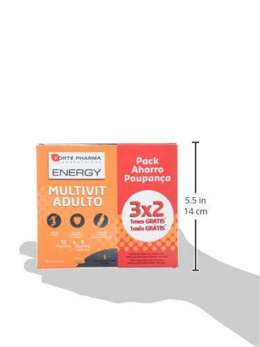 Forte Pharma Iberica Energy Multivit Adulto Complemento Alimenticio - 84 Tabletas