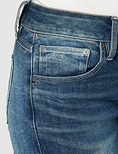 G-STAR RAW 3301 Mid Waist Ankle Skinny Jeans, Antic C296-b817-Árbol de Navidad, 27W x 30L para Mujer