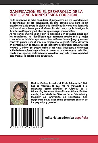 GAMIFICACIÓN EN EL DESARROLLO DE LA INTELIGENCIA KINESTÉSICA CORPORAL: Guía para docentes de todos los niveles