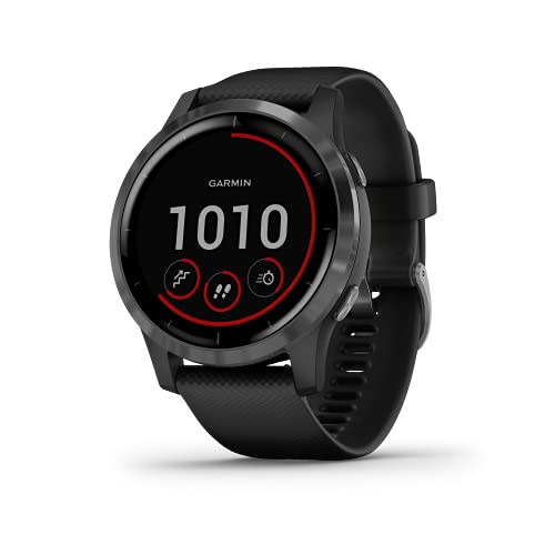 Garmin Vivoactive 4 - Reloj inteligente con GPS y funciones de control de la salud durante todo el día, color negro