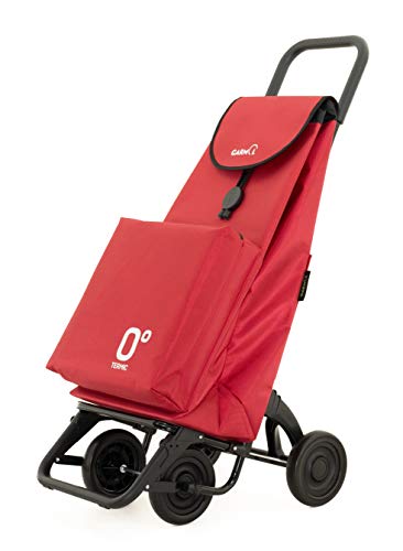 Garmol Carro Compra, Rojo, 66L