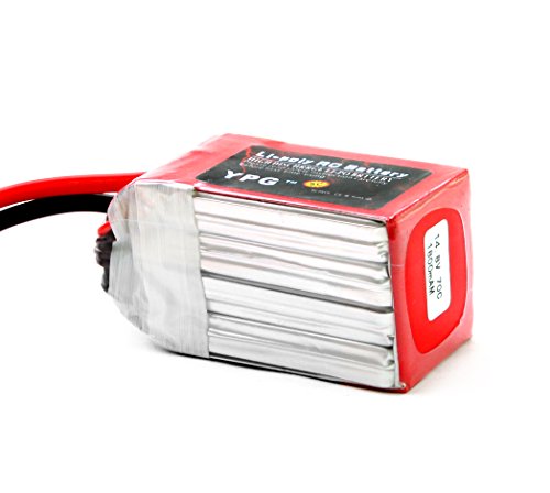 GARTT YPG 1800mAh 14.8V 70C 4S LiPo Battery with XT60 Plug For RC Mini Racing Drone FPV Quadcopter, Perfect For 210 Quad Frame, Eachine Wizard x220, 250 Racer, AR Drone 2.0, Walkera F210, etc.