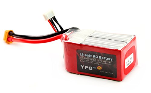 GARTT YPG 1800mAh 14.8V 70C 4S LiPo Battery with XT60 Plug For RC Mini Racing Drone FPV Quadcopter, Perfect For 210 Quad Frame, Eachine Wizard x220, 250 Racer, AR Drone 2.0, Walkera F210, etc.