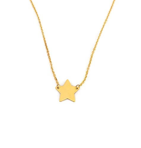 Genny Gold Gargantilla Oro 18K con ESTRELLITA Brillo GECO18-GAR-103