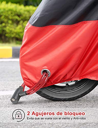 GHB Funda para Moto Funda Protector Cubierta de Moto para Resistente al Agua A Prueba de UV