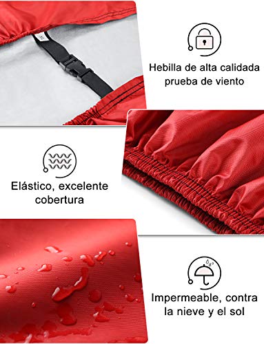 GHB Funda para Moto Funda Protector Cubierta de Moto para Resistente al Agua A Prueba de UV