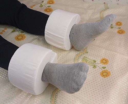 GHzzY Almohada de Soporte para Elevador de pie de 1 par - Protección de Cojines del talón - Almohadas Protectoras de talón para úlceras por presión, Alivio y Tratamiento de úlceras