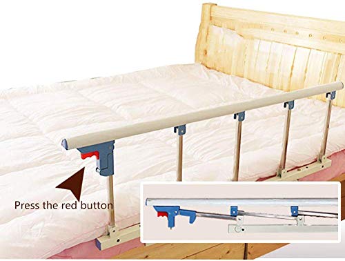 GHzzY Home Bed Rail - Barra de Ayuda de Cama Plegable para Adultos, Personas Mayores, Ancianos y discapacitados - Protector de manija de Seguridad para prevención de caídas,A