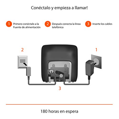 Gigaset CL390 DUO - Teléfono fijo inalámbrico para casa, pantalla iluminada, agenda 150 contactos, gris