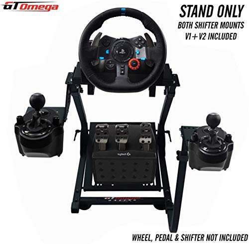 GT Omega Volante soporte para Logitech G29 G920 G923 con montura de cambio de velocidades v1 y v2 Thrustmaster T500 T300 TX y TH8A - PS4 Xbox Fanatec Clubsport