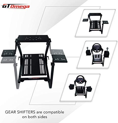 GT Omega Volante soporte para Logitech G29 G920 G923 con montura de cambio de velocidades v1 y v2 Thrustmaster T500 T300 TX y TH8A - PS4 Xbox Fanatec Clubsport