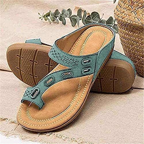 GYYlucky Sandalias de verano para mujer Zapatos de punta abierta Sandalias de playa más gruesas Sandalias Slipper Big Toe Hallux Valgus para el tratamiento Zapatillas ortopédicas cómodas Zapatillas De