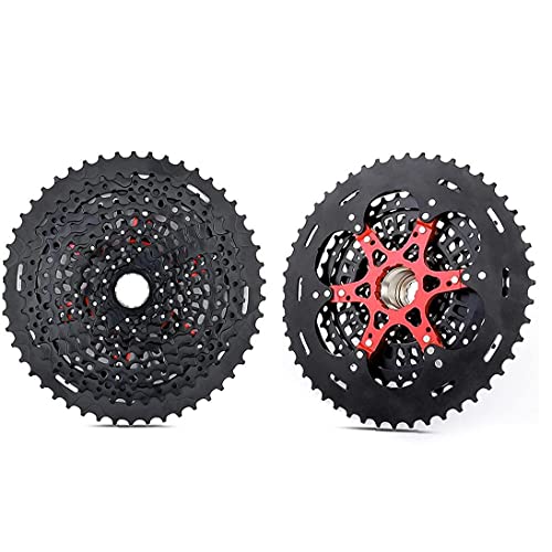 Hainice 12 velocidades 9-50T Cassette de Ciclismo Cassette Freewheel Sprocket Dientes compatibles con XD Black