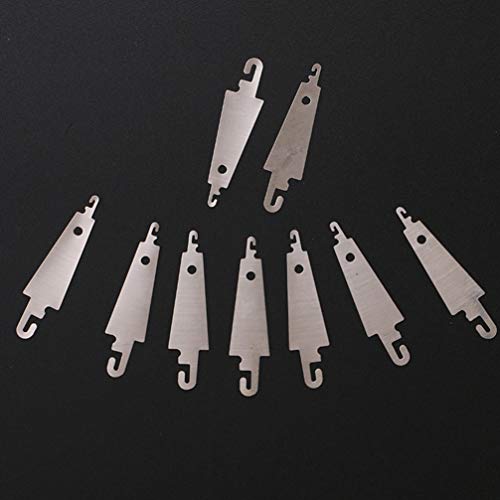 HEALLILY Enhebrador de aguja de acero inoxidable de punto de cruz en forma de paraguas ayudante de aguja de costura para coser a mano 30pcs