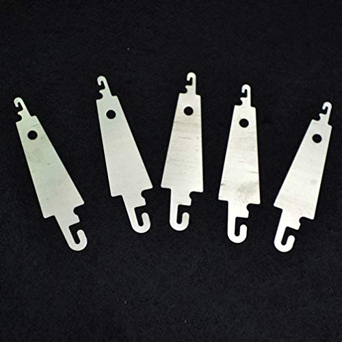 HEALLILY Enhebrador de aguja de acero inoxidable de punto de cruz en forma de paraguas ayudante de aguja de costura para coser a mano 30pcs