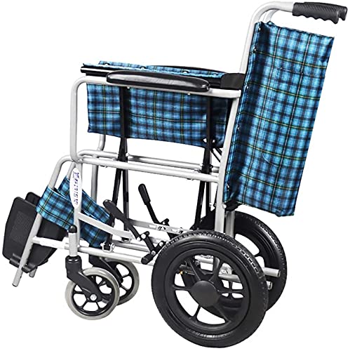 HHTD Transporte de Silla de Ruedas Viajes Autopropulsado Silla de Ruedas Carrito portátil Portátil Carrito Plegable Plegable Trolley Desmontable