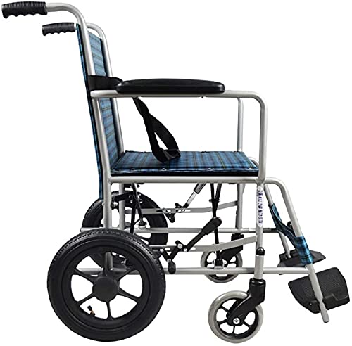 HHTD Transporte de Silla de Ruedas Viajes Autopropulsado Silla de Ruedas Carrito portátil Portátil Carrito Plegable Plegable Trolley Desmontable