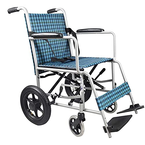 HHTD Transporte de Silla de Ruedas Viajes Autopropulsado Silla de Ruedas Carrito portátil Portátil Carrito Plegable Plegable Trolley Desmontable