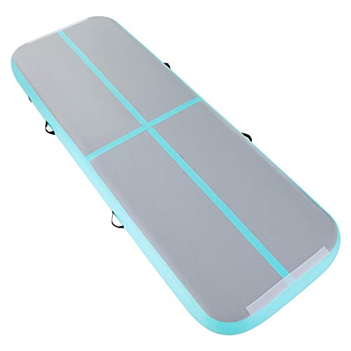 Hiram Colchoneta para Volteretas 500 x 100 x 20 cm Colchoneta de Gimnasia Inflable Tumbling Mat Gimnasia para Gimnasio/Yoga/Entrenamiento/Tumbado/Parque/Uso Doméstico (500 x 100 x 20 cm)