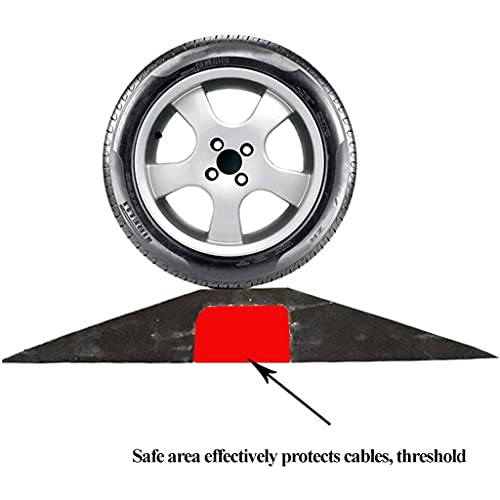 HQBL Rampas de Goma para Pasar a través de la Puerta,rampa de Entrada Antideslizante para Interiores y Exteriores para Silla de Ruedas,rampa Entrada para umbral Puente con Rejilla Inferior, Color ne