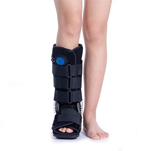 HSRG Air CAM Walker Fracture Boot, Walker Boot para Fractura de pie y Tobillo de ángulo Ajustable en la Pantorrilla Protector de esguince de Tobillo,L