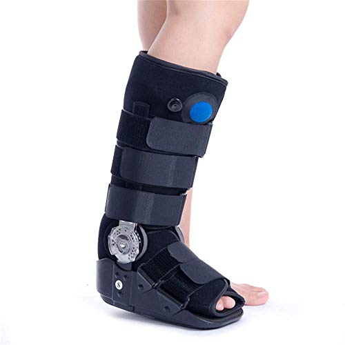 HSRG Air CAM Walker Fracture Boot, Walker Boot para Fractura de pie y Tobillo de ángulo Ajustable en la Pantorrilla Protector de esguince de Tobillo,L