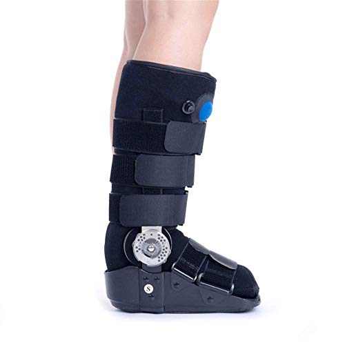 HSRG Air CAM Walker Fracture Boot, Walker Boot para Fractura de pie y Tobillo de ángulo Ajustable en la Pantorrilla Protector de esguince de Tobillo,L