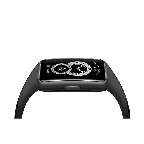 Huawei Band 6 - Pulsera de actividad con monitorización de Oxígeno en sangre (SpO2) 24horas y Adaptador USB-C, Pantalla FullView de 1.47 pulgadas, Batería para dos semanas, Negro