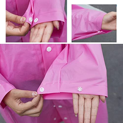 HXR Cubierta de Lluvia Poncho Adulto Impermeable Impermeable Impermeable Impermeable con Capucha Ropa de Lluvia for Hombres y Mujeres Que Caminan Ciclismo Camping Cubierta de Lluvia