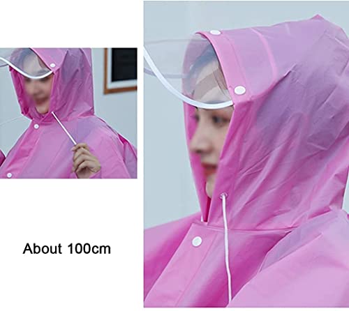 HXR Cubierta de Lluvia Poncho Adulto Impermeable Impermeable Impermeable Impermeable con Capucha Ropa de Lluvia for Hombres y Mujeres Que Caminan Ciclismo Camping Cubierta de Lluvia