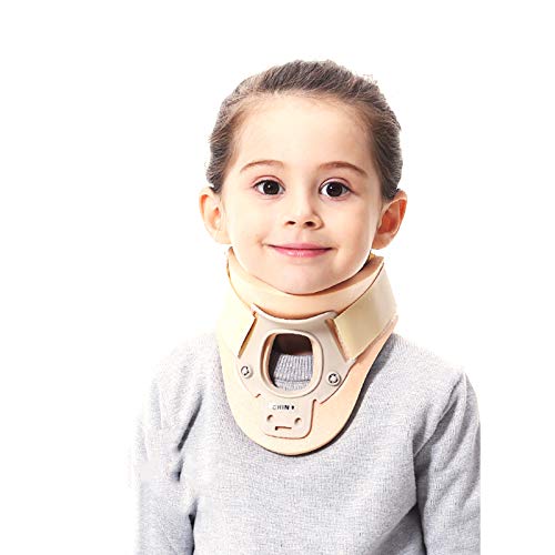 HYRL Soportes para el Cuello para niños Material de Espuma importada Transpirable Soporte para el Cuello de traqueotomía Infantil: se USA para niños de 1,5 a 16 años