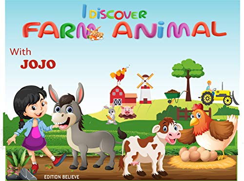 I discover farm animals with Jojo (English Edition)