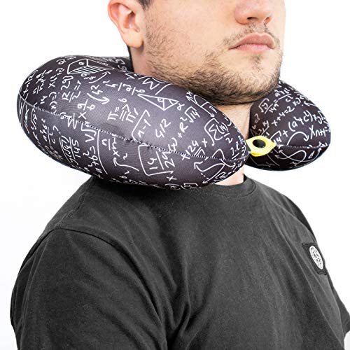 I-Total - Almohada de Viaje/Almohada de Viaje para el Cuello Suave para Soporte Cervical/Almohadas Almohada de Viaje (Matematic)