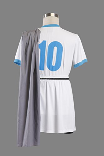 Ilovcomic Inazuma Eleven - Camiseta para hombre, diseño de Zeus, talla XL, color blanco