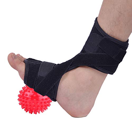 iPobie Férula de Noche para Fascitis Plantar, con Bola de Masaje de Punta Hombre y Mujer Fascia Plantar Corrigiendo el Apoyo del Pie, Fascitis Plantar