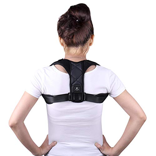 isermeo Corrector Postura Espalda y Hombros, Espalda Recta Soporte, Correctores Postural Faja, Corregir Postura Sentado Enderezar para Mujer e Hombres, Posture Corrector Aliviar la Joroba, L