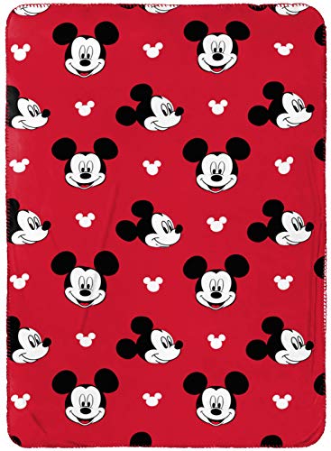 Jay Franco Disney Mickey Mouse - Juego de viaje de 3 piezas para niños incluye manta, almohada y felpa (producto oficial de Disney)