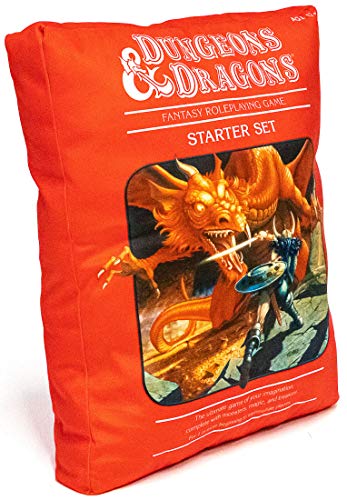 Jay Franco Dungeons & Dragons Red Box Decorative Pillow - Super Soft Throw Plush Pillow - Measures 17 Inches (Official Dungeons & Dragons)