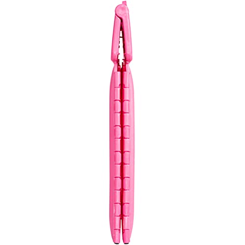 JeVx Taburete Plegable Multiuso Antideslizante, Peldaño de 45 cm de Altura para Adultos y niños, Color Rosa, Tamaño XXL, Soporta hasta 130 Kilos, Asa de Transporte, Medidas 45 x 40 x 34, Baño Cocina