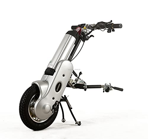 JINKEBIN Electric Silla de Ruedas Mejor Calidad 36V 400W Portátil Portátil Cabeza de Unidad de Silla de Ruedas para Personas con discapacidad Handbike eléctrico (Color : Chocolate)