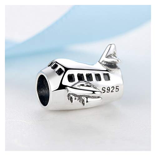 JINSUO Original del 100% Sterling Silver Charm Bead Adecuado for Pulsera Amor Viajes Encanto Femenino joyería al (Color : Red Scooter)