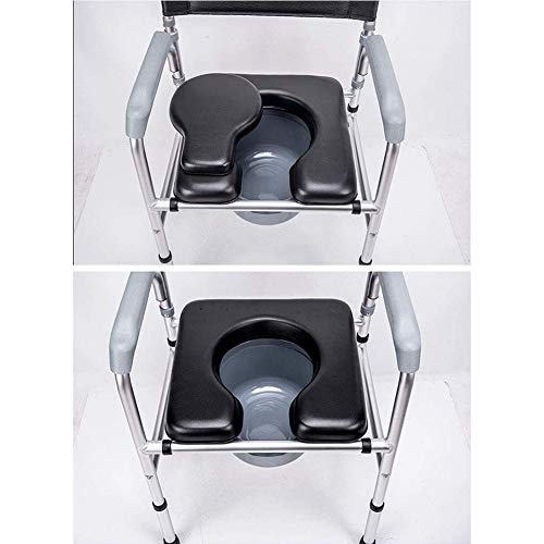 Joyfitness Cojín Universal De PU para Inodoro, Cojín De Inodoro Acolchado con Esponja para Inodoros Junto a La Cama, Silla, Silla De Ruedas para Ducha, para Personas Mayores con Discapacidad