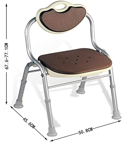 JYDQM Asiento de Baño, Taburete de Ducha Silla Plegable Taburete de Baño Silla de Baño para Ancianos Taburete de Baño Geriátrico Silla de Ducha Silla de Baño para Personas Mayores, Mayores, Discapaci